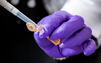 Woman in lab